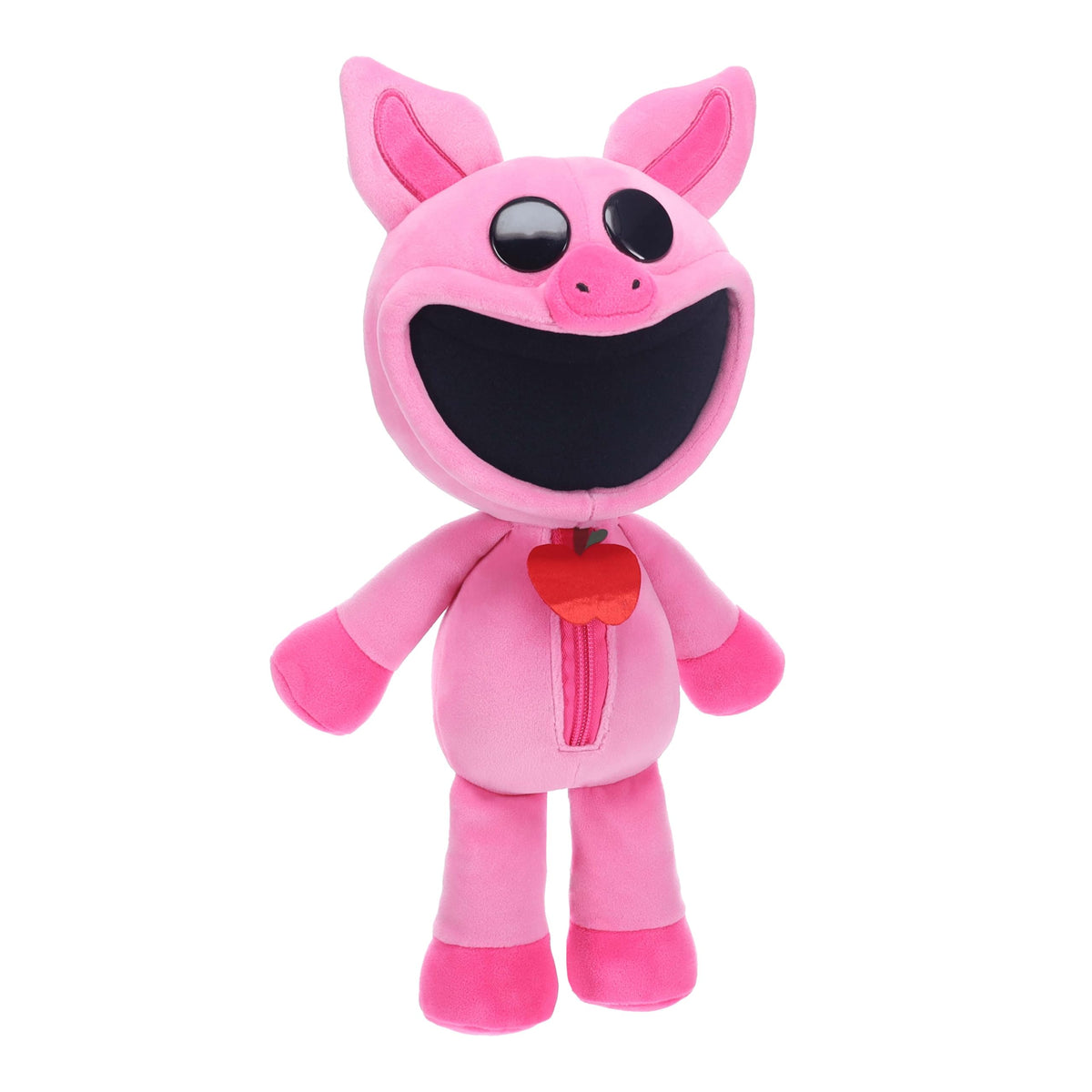 Poppy Playtime PickyPiggy face detail showing embroidery, great for imaginative play