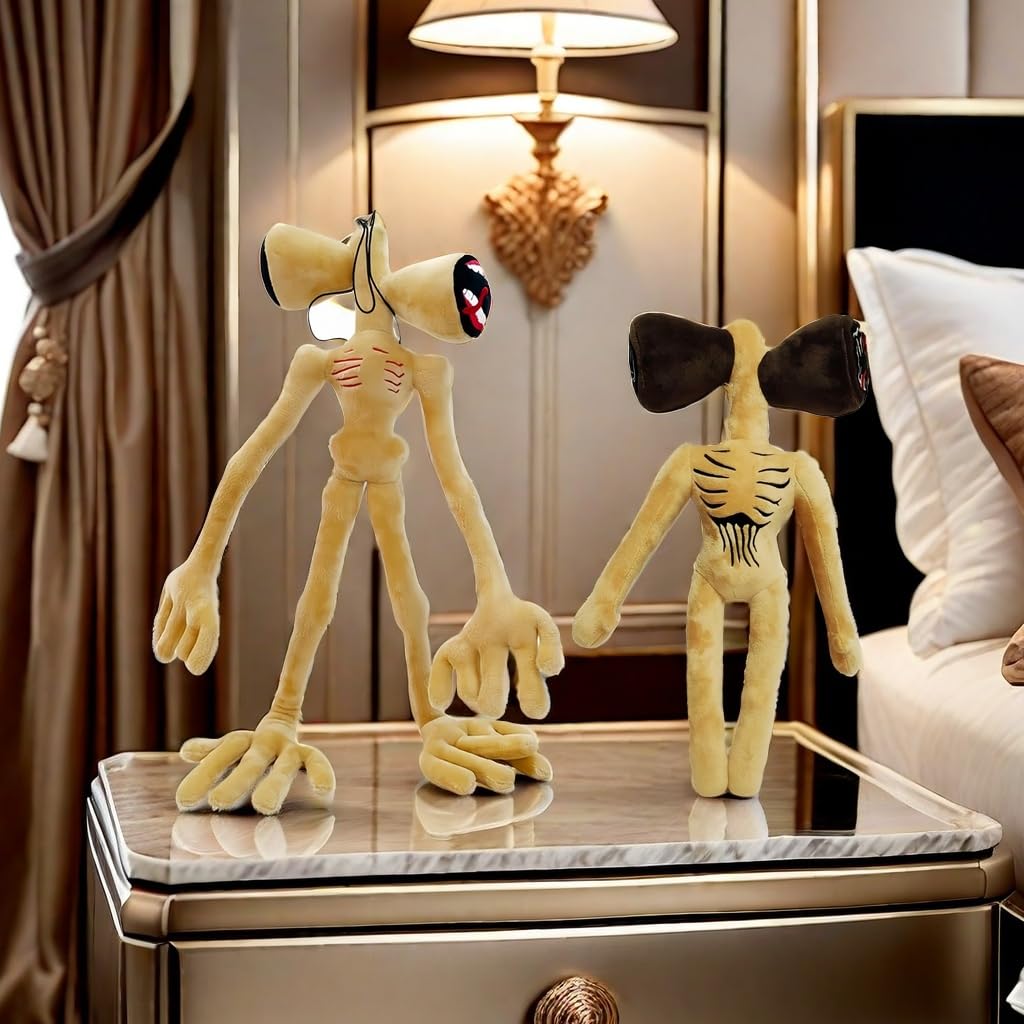 POPRORE Siren Head Plush metal brackets enabling free-standing display