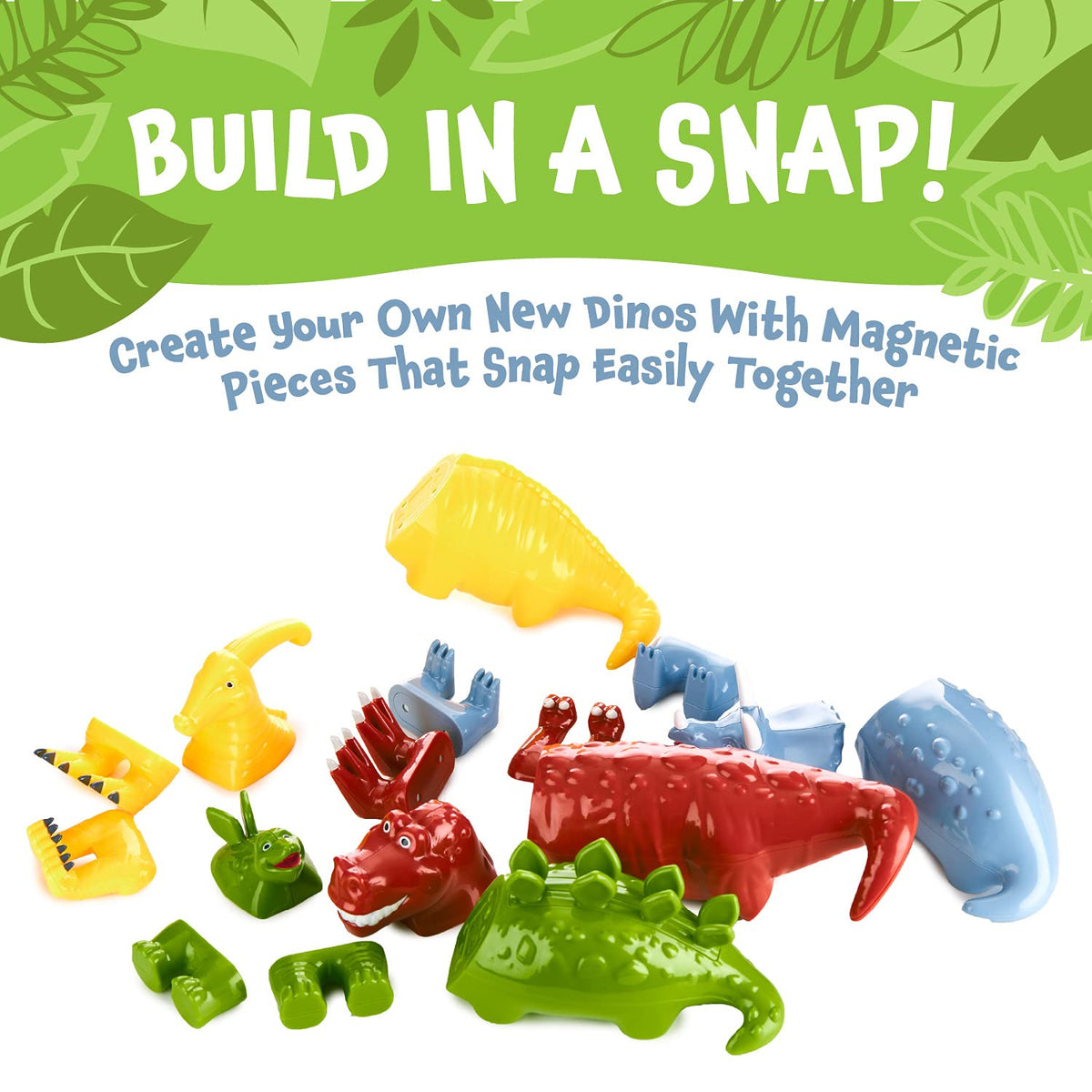 Popular Playthings create your own dino park with magnetic dinos