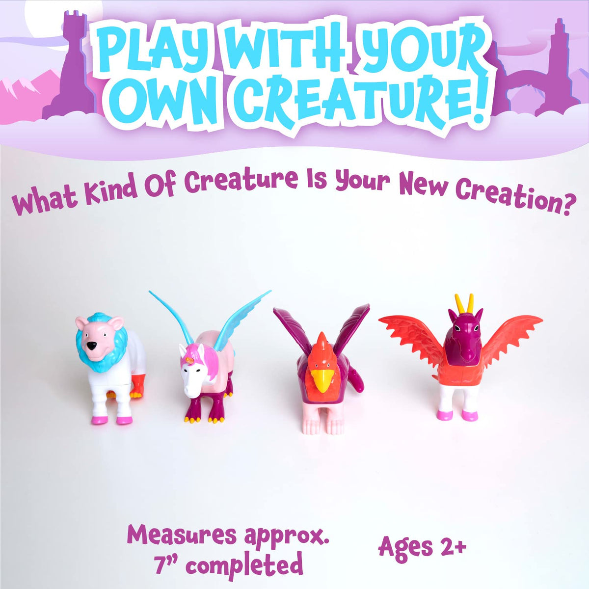 POPULAR PLAYTHINGS Large toddler-friendly pieces support easy grabbing and building.