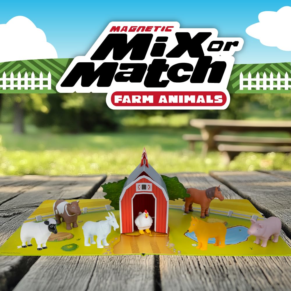 Popular Playthings cow piece enhances color-matching play and pretend farm scenes.