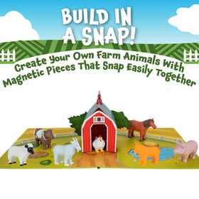 Popular Playthings goat piece supports mini puzzles and creative animal combos.