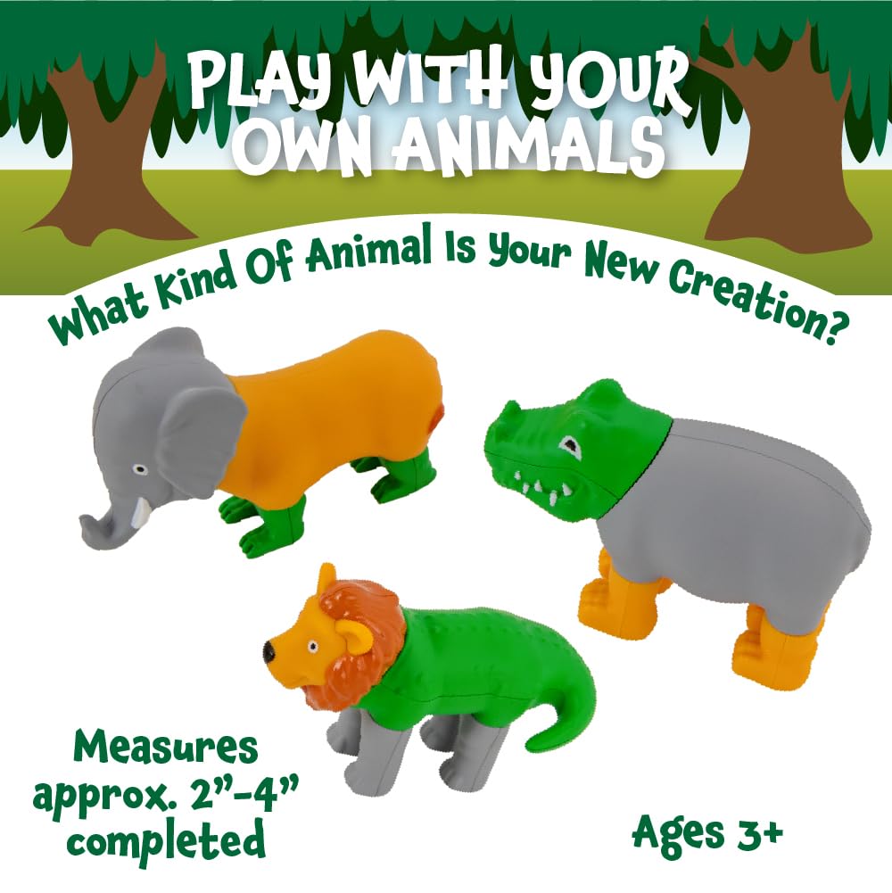 Popular Playthings Magnetic Animals Tiger: mixed-and-match fun for creative animal scenes.