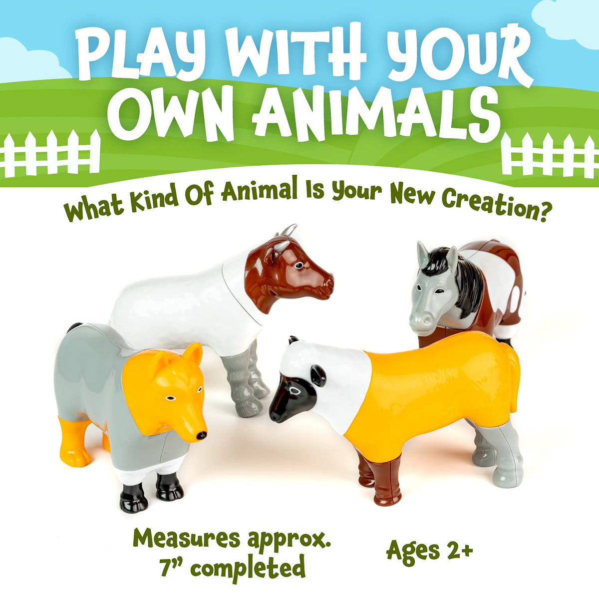 Popular Playthings farm and zoo figures spark creative storytelling and social play