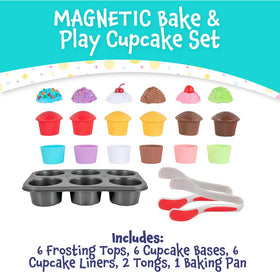 Popular Playthings magnetic frosting tops promote imaginative bakery creation and color recognition.