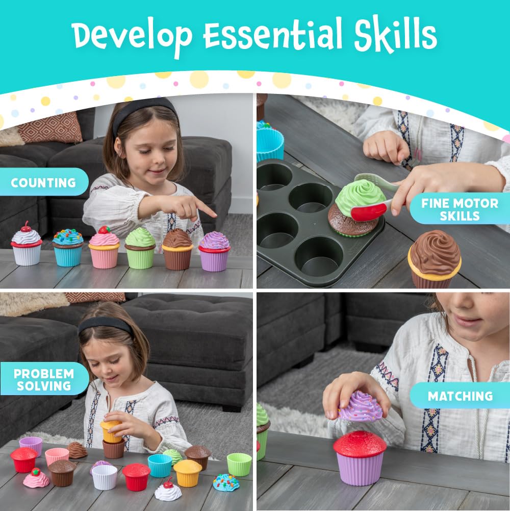 Popular Playthings magnetic tongs aid precise scooping and cooperative play.