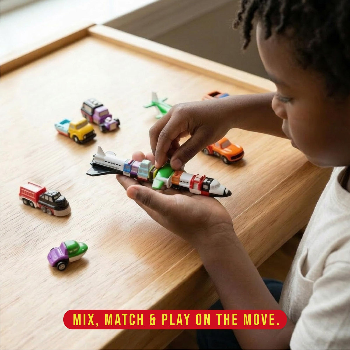 Popular Playthings magnetic vehicles durable pieces withstand repeated assemble-and-disassemble.