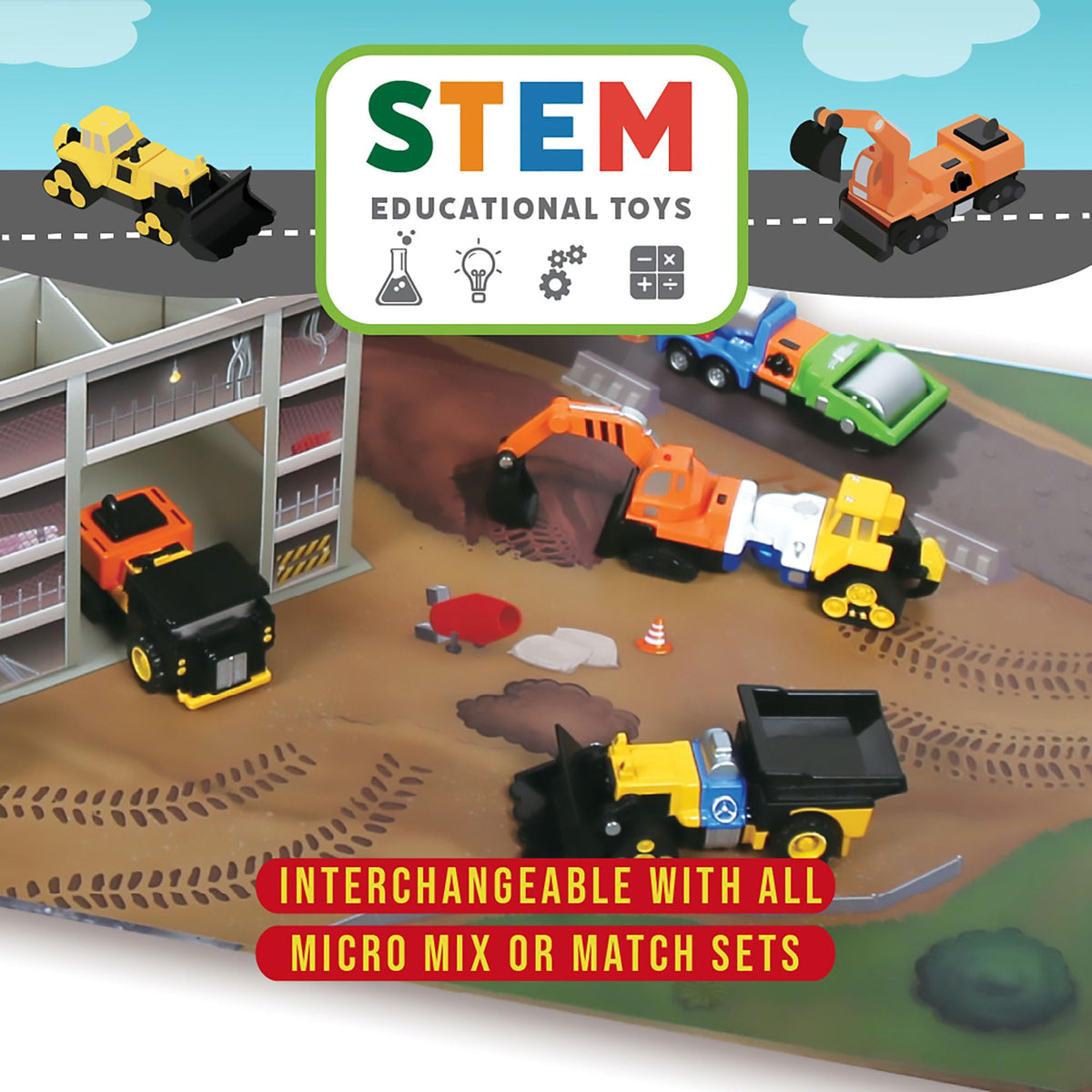 Popular Playthings steam roller invites kids to sequence and explore design.