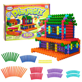 Popular Playthings Playstix assembly pieces help kids practice fine motor skills.