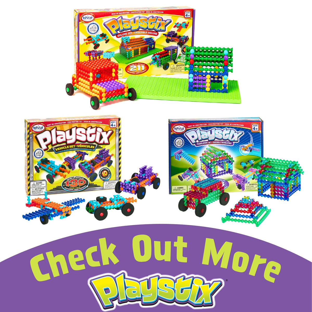 Popular Playthings Playstix classroom use supports hands-on learning and creativity.