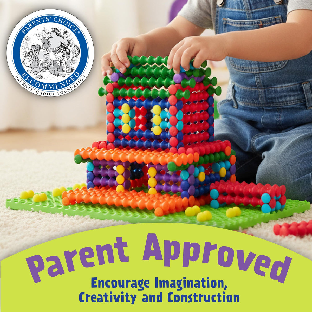 Popular Playthings Playstix open-ended play supports creativity and problem solving