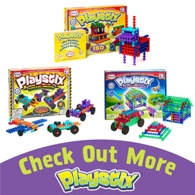 Popular Playthings Playstix STEM learning kit promotes fine motor skill development