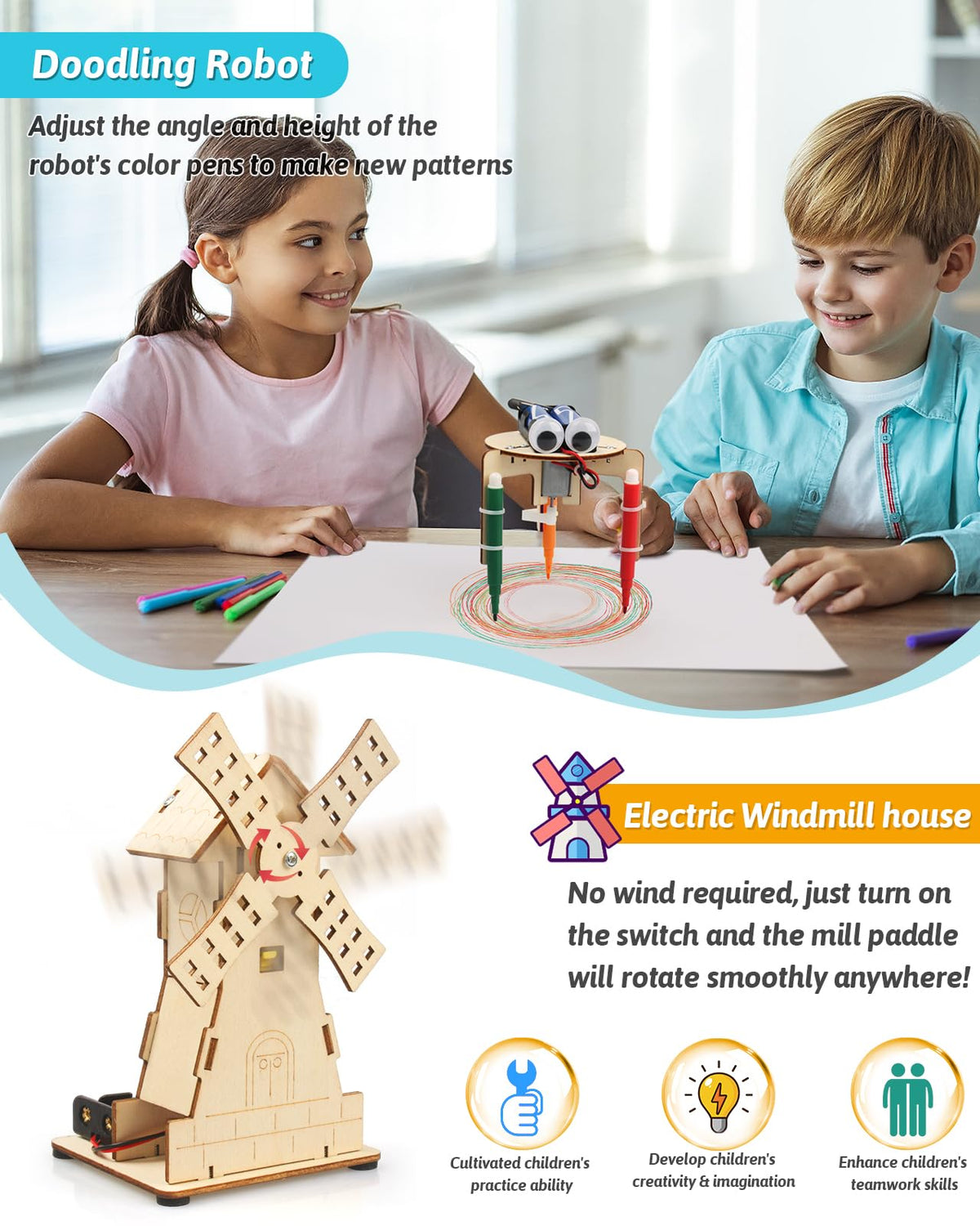 Poraxy display-ready wooden puzzles on a shelf or desk.
