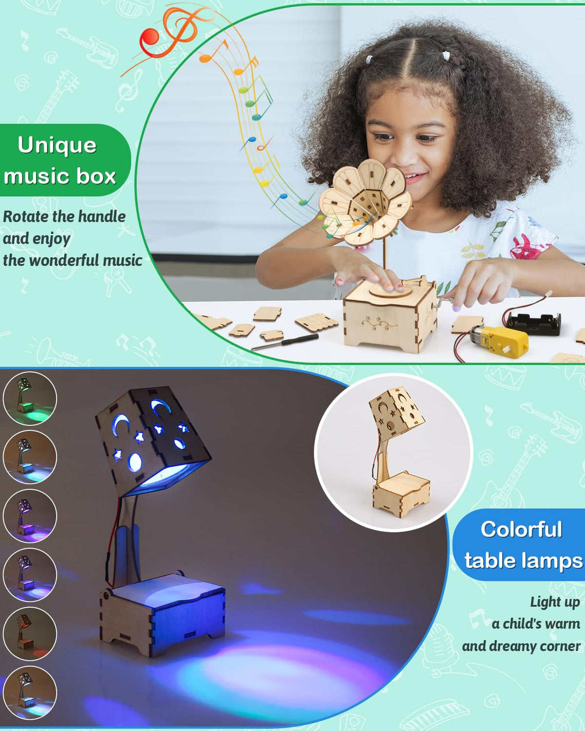Poraxy kid-friendly kit encourages hand-eye coordination through building.