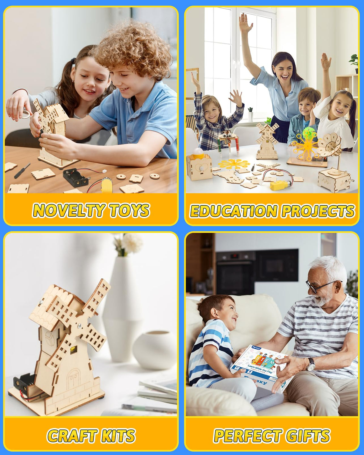 Poraxy age-appropriate set for ages 8-13 fostering imagination.