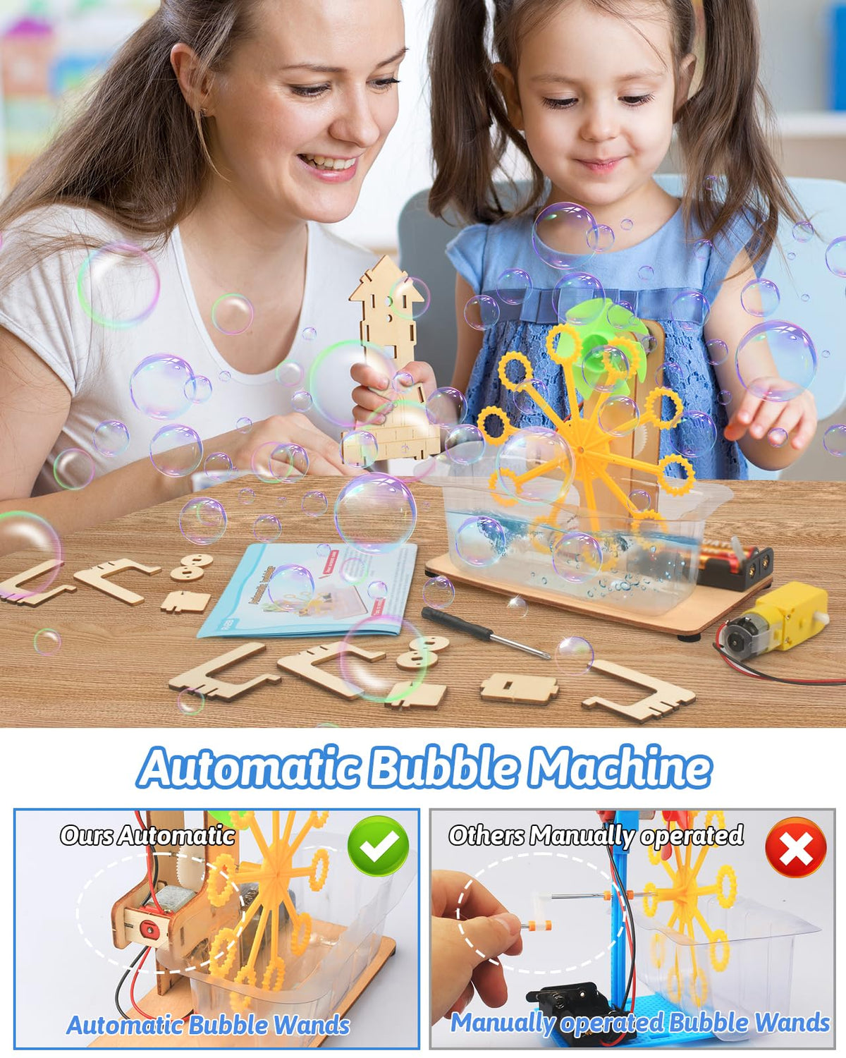 Poraxy paintable wooden models invite decoration and expression.