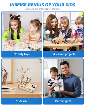Children decorating and personalizing Poraxy creations during play