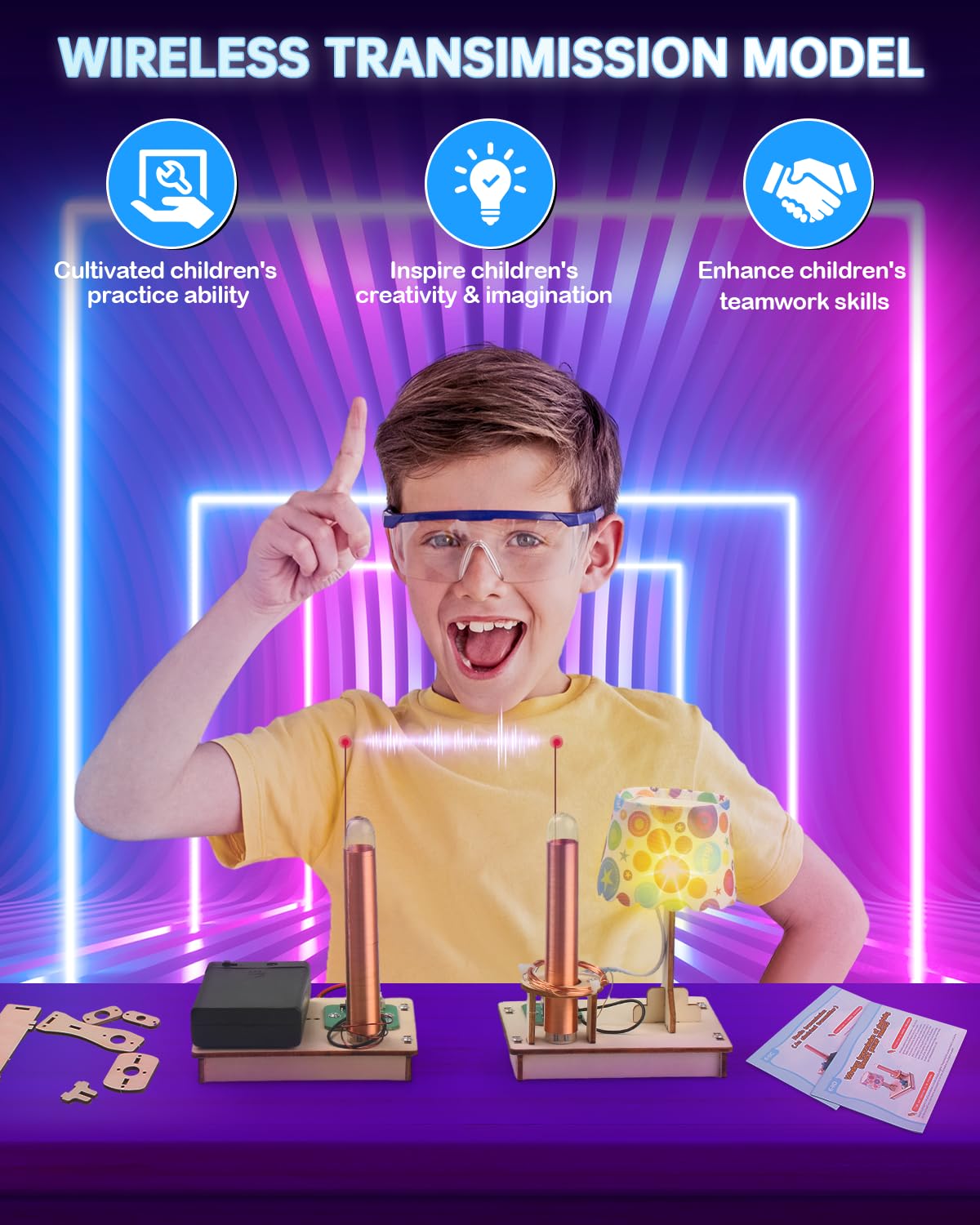 Poraxy STEM kit: gears and motors for interactive, moving models.