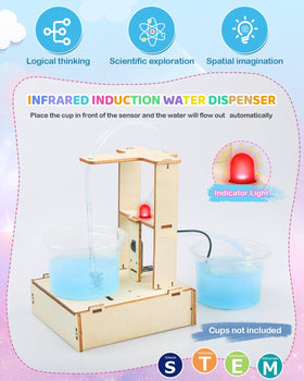 Poraxy STEM kit: wooden puzzle parts with smooth handling.
