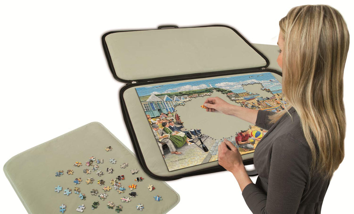 Porta Puzzle Deluxe zipper closure for secure transport