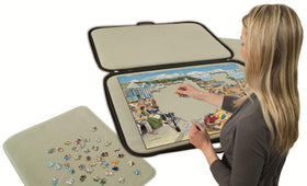 Porta Puzzle Deluxe zipper closure for secure transport