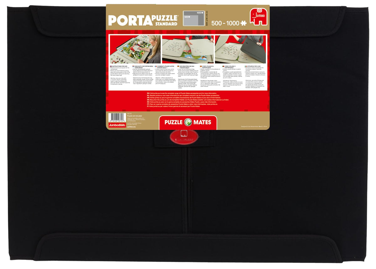 Portapuzzle family-friendly setup supports puzzle time on the go