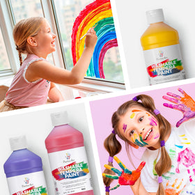 Positive Art yellow bottle with high visibility color in classroom