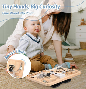 Potatomato Busy Board travel-friendly design fits car rides and waiting rooms