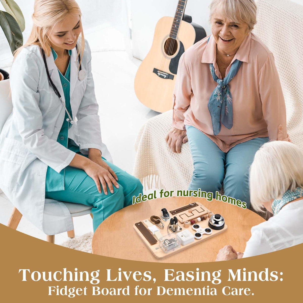 Potatomato wooden memory games provide durable, inviting tasks for seniors