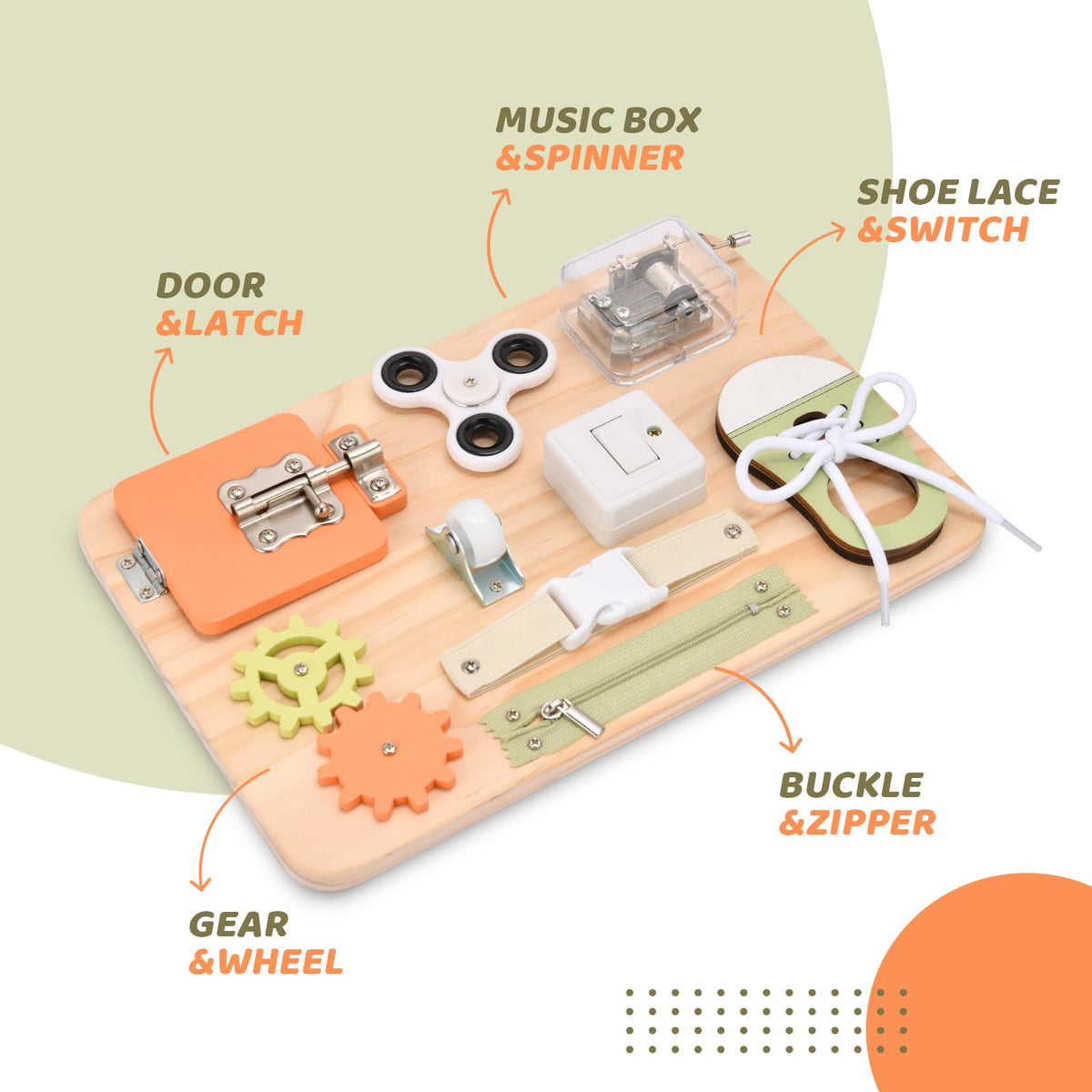 Potatomato wooden sensory toy textures showcased for immersive, screen-free play
