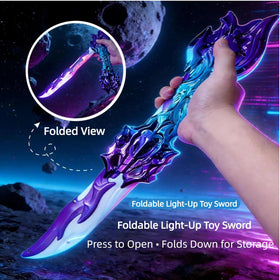 PotBrti light-up sword in play form ready for dress-up adventures.