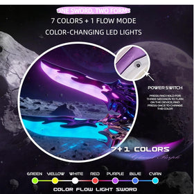 PotBrti light-up sword with built-in sound effects for immersive pretend play.