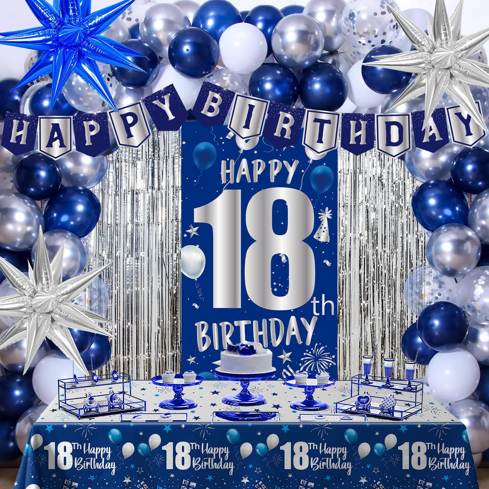 Pounira 18th door banner decor, ideal for entryways and photo moments.
