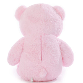 Poutmac giant plush bear seated, inviting for kids and partners