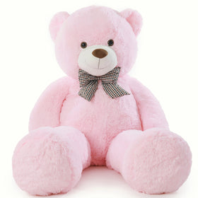 Poutmac giant teddy bear side view shows plush texture and size