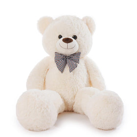 Poutmac 47-inch white giant teddy bear ready for cuddles