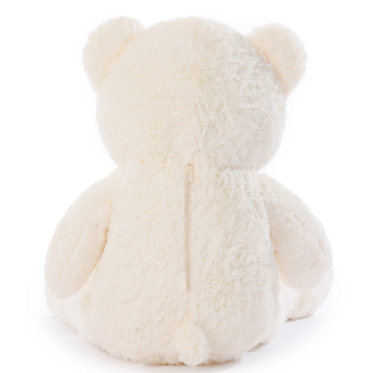 Poutmac teddy bear with plaid bow for gift-ready charm