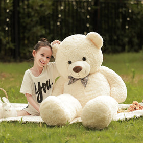 Poutmac giant teddy bear in a cozy room as decor