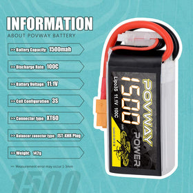 POVWAY XT60 connector detail showing secure plug