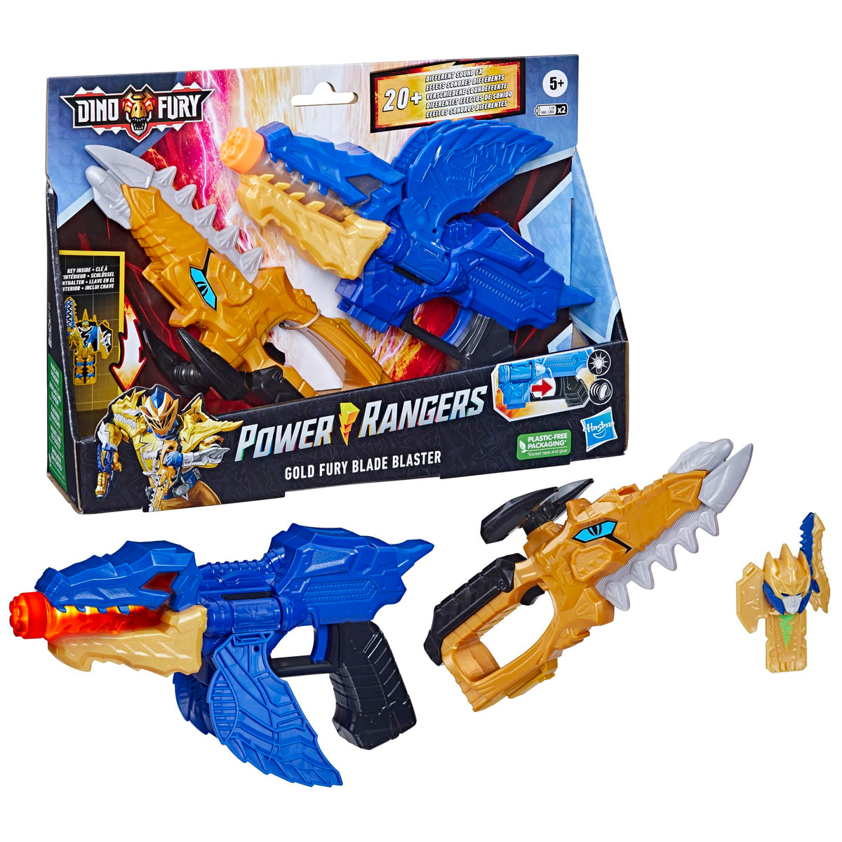 Power Rangers licensed toy suitable as a gift for kids ages five and up.