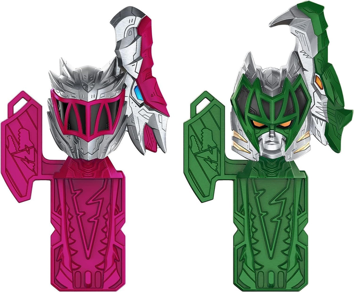 Power Rangers Green Dino Fury Ranger figure in action