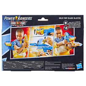 Power Rangers Dino Fury Gold Fury key enhances morphing play with compatible morphers.