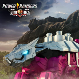 Power Rangers Pink Dino Fury Ranger figure in dynamic pose