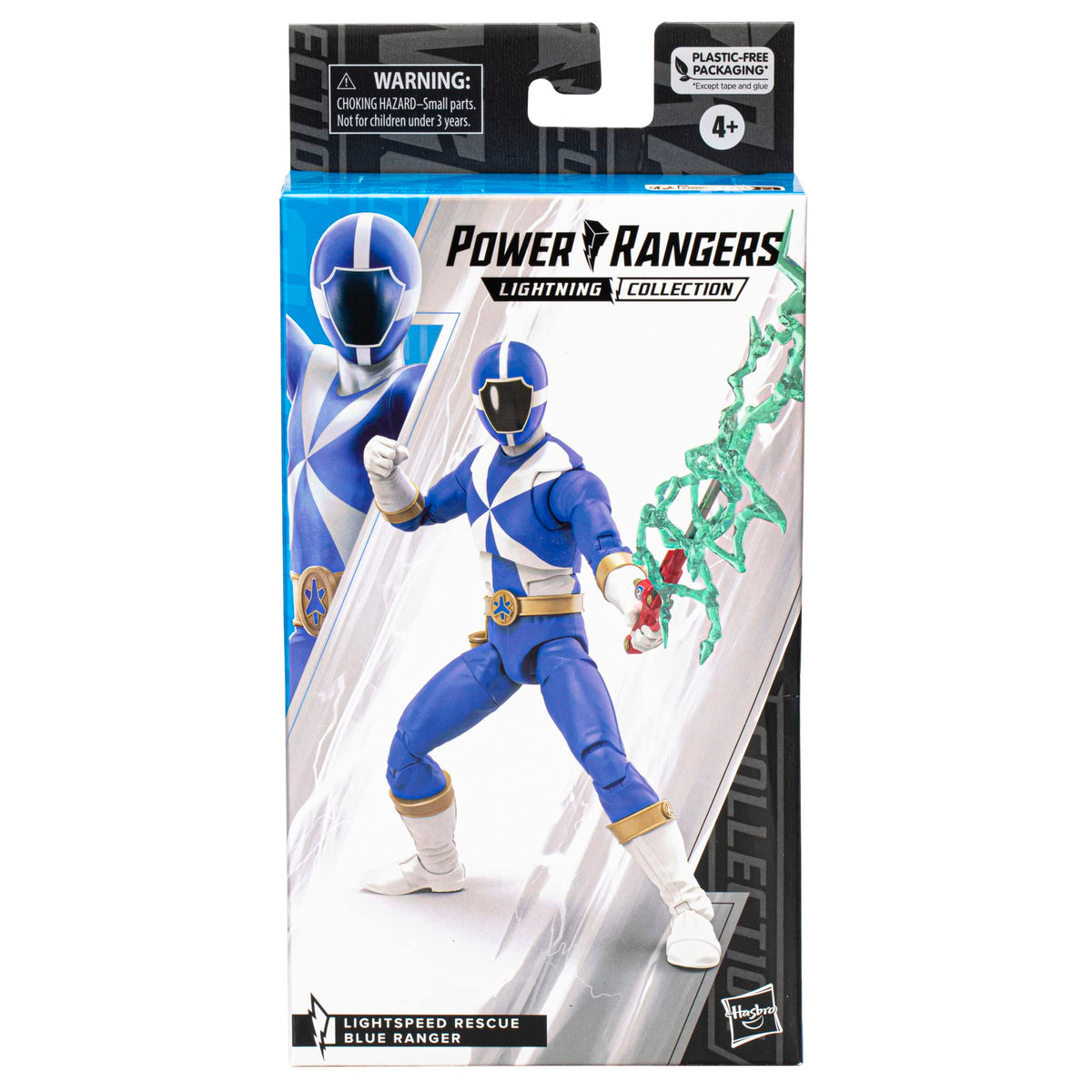 Blue Ranger helmeted head variant for dynamic display options.