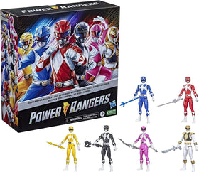 Power Rangers Mighty Morphin 12-inch multipack group shot for epic pretend battles.