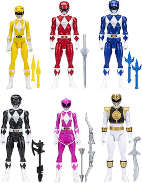 Power Rangers Mighty Morphin Red Ranger figure with accessories for dynamic action play.