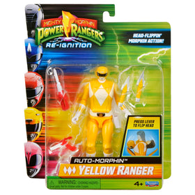 Power Rangers Re-Ignition Yellow Ranger 6-inch figure ready for display and action-packed pretend play.