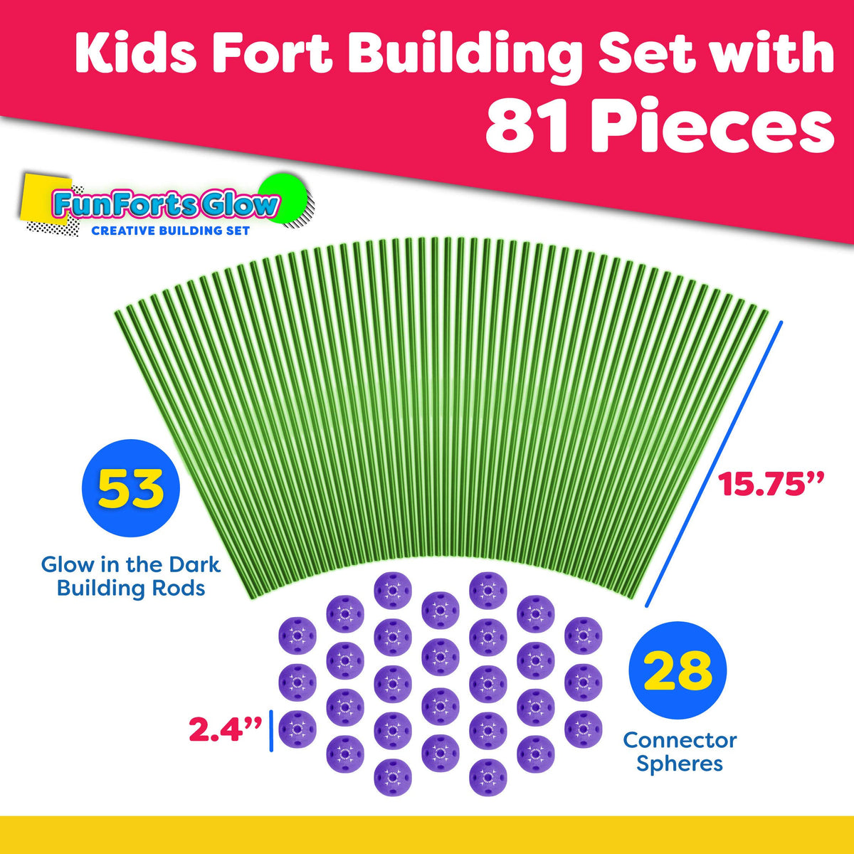 BPA-free plastic construction toy from Power Your Fun for safe play.