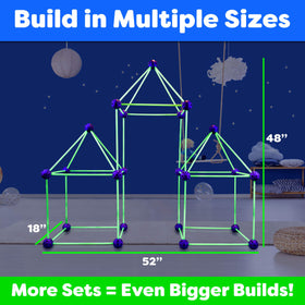 Roof assembly with a light sheet for a cozy fort by Power Your Fun.