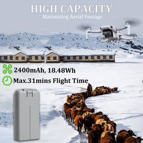 POWERION 2400mAh battery – charging dock, quick swap ready.